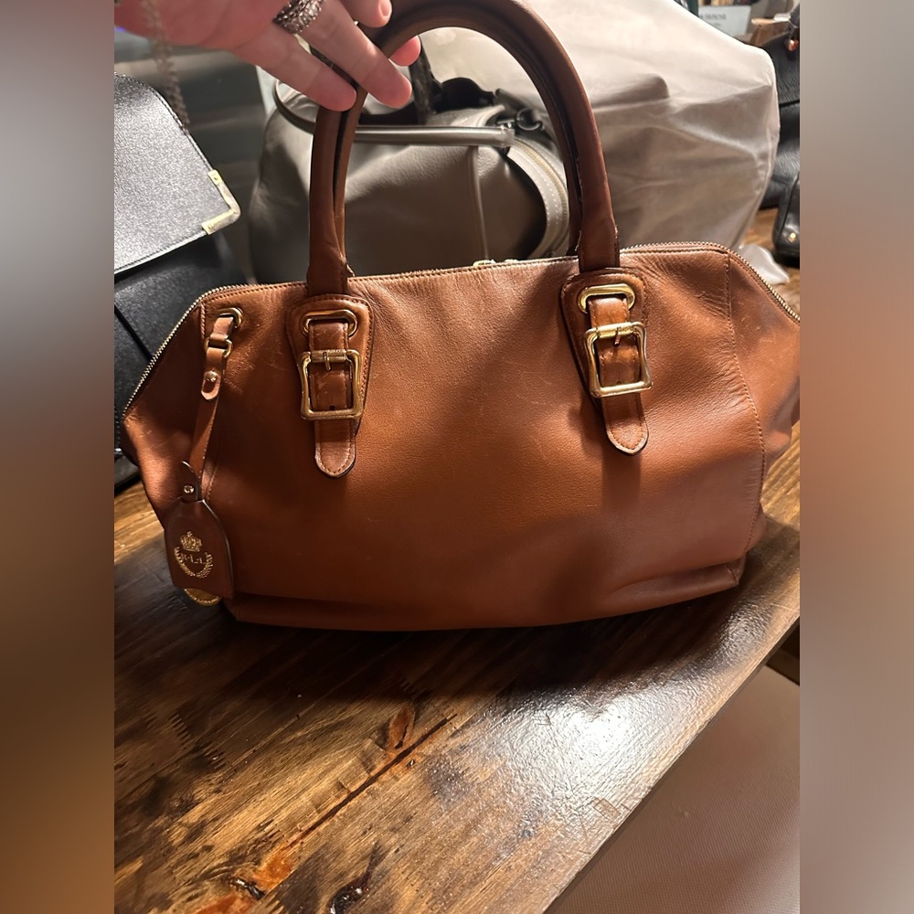 Ralph Lauren LRL super soft leather bag